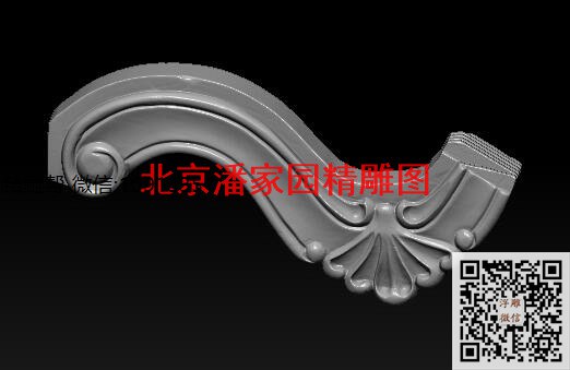 展成 第35批3-3_圆雕图立体雕花桌腿3d打印洋花沙发腿圆柱木雕柱腿精雕图浮雕图